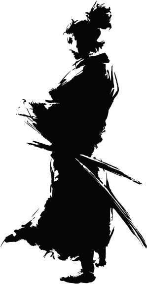Free Png Download Samurai Clipart Png Photo Png Images - Samurai Silhouette Transparent Png (481x679), Png Download