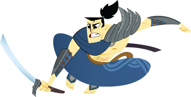 League Of Legends,лига Легенд,фэндомы,samurai Jack,yasuo,crossover - Yasuo Gif Transparent Background Clipart (811x412), Png Download