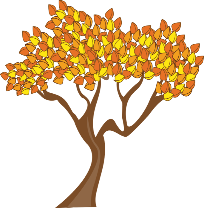 Fall Border Clipart - Clipart Autumn Tree - Png Download (684x700), Png Download