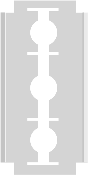 Razor Drawing Macbook Pro Razer Blade Coloring Book - Silet Png Clipart (530x750), Png Download