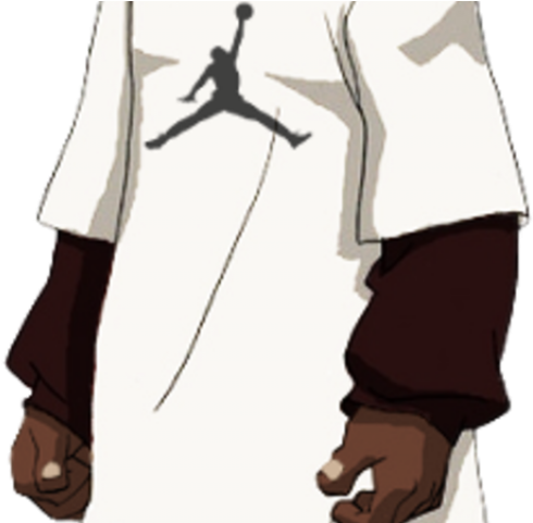 Xenoblade Chronicles Clipart Michael B Jordan - Boondocks Characters With Jordans - Png Download (640x480), Png Download