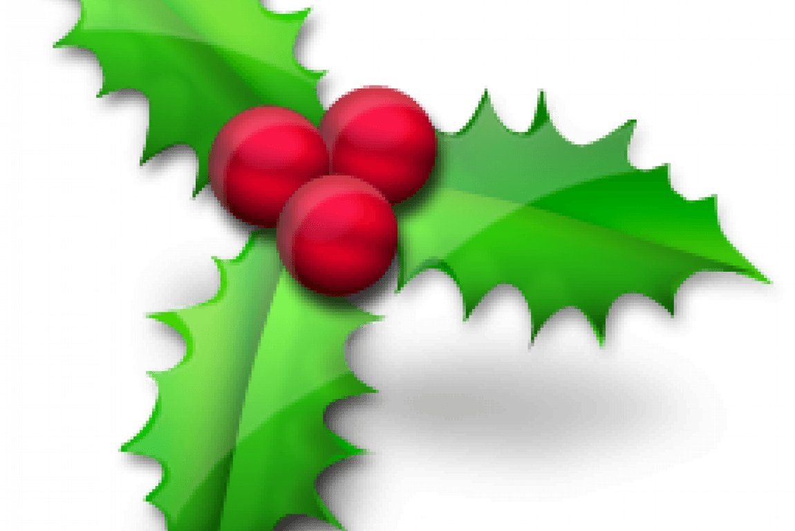 Sessions Over Christmas - Christmas Holly Icons Clipart (1150x768), Png Download