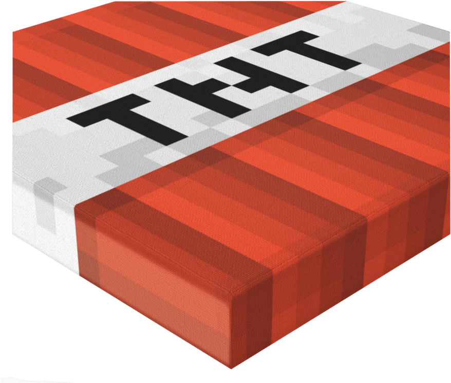 Minecraft Tnt Png - Graphic Design Clipart (900x770), Png Download