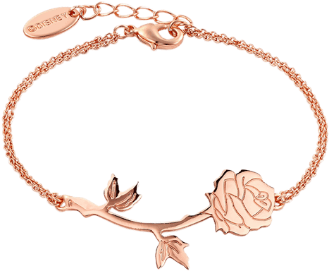 Beauty And The Beast - Beauty And The Beast Rose Bracelet Clipart (600x600), Png Download