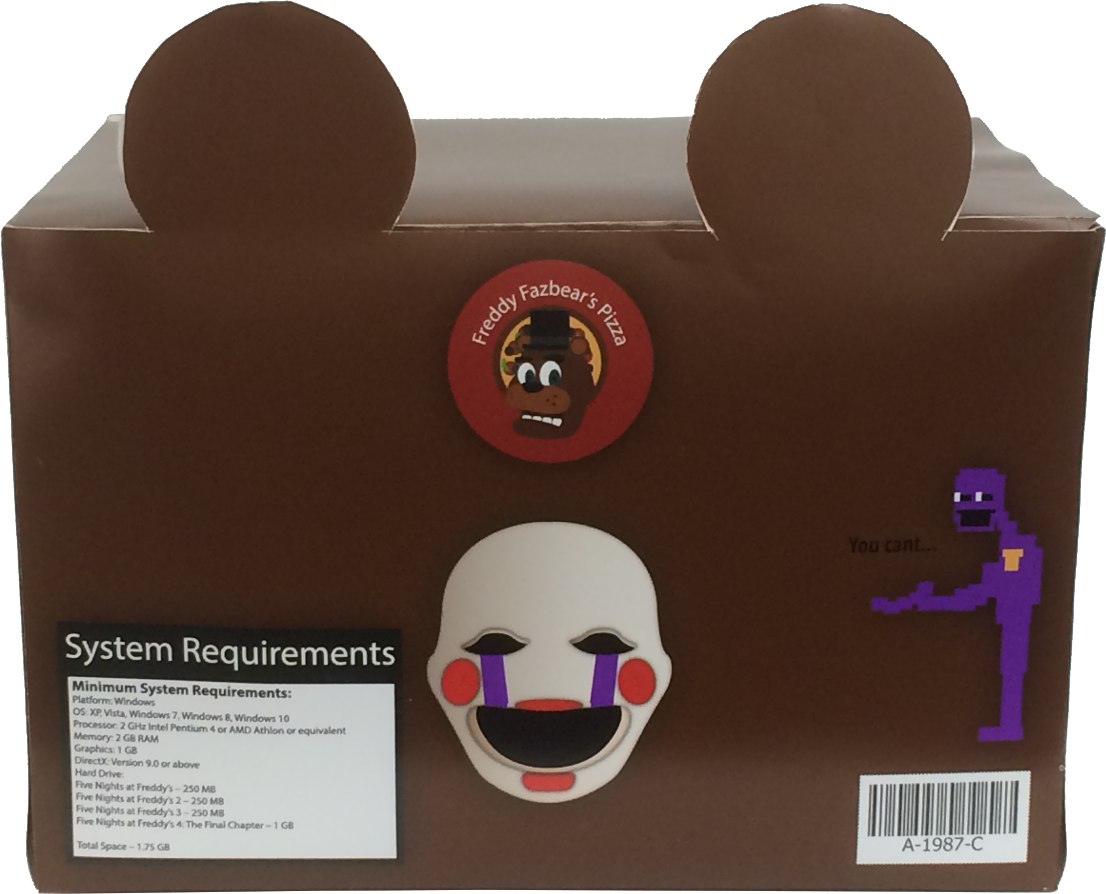 Freddy Fazbear Box - Box Clipart (2448x2448), Png Download