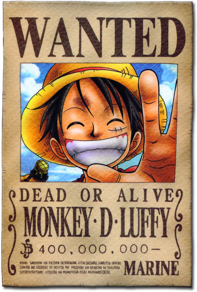 One Piece Blank Wanted Poster Clipart (800x600), Png Download