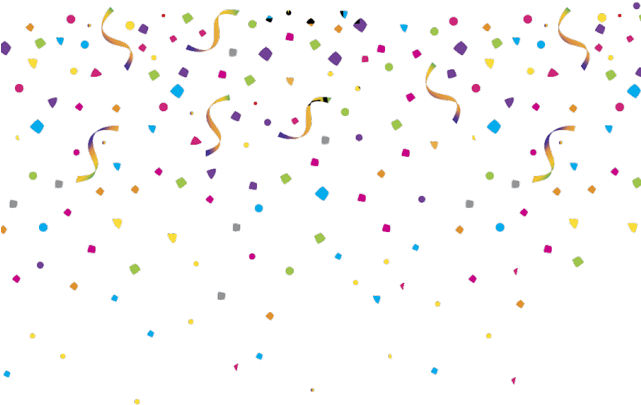 Confetti Png Transparent Images - Confetti Png Clipart (640x480), Png Download