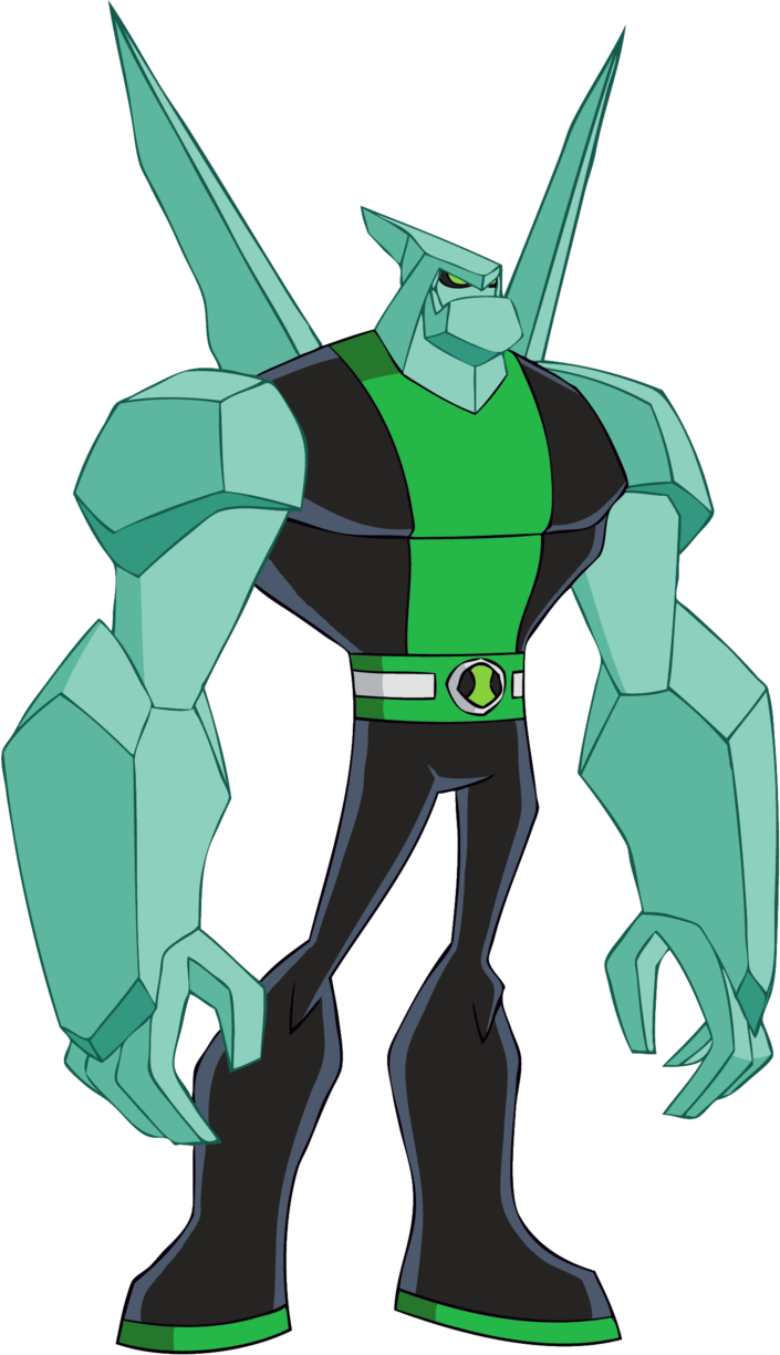 Dio Brando V - Ben 10 Aliens Diamondhead Clipart (705x1224), Png Download