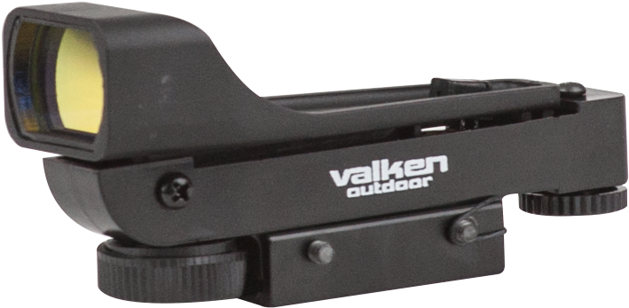 Optics V Tactical Molded Red Dot Sight Dual Mount Media - Red Dot Sight Clipart (1000x1000), Png Download