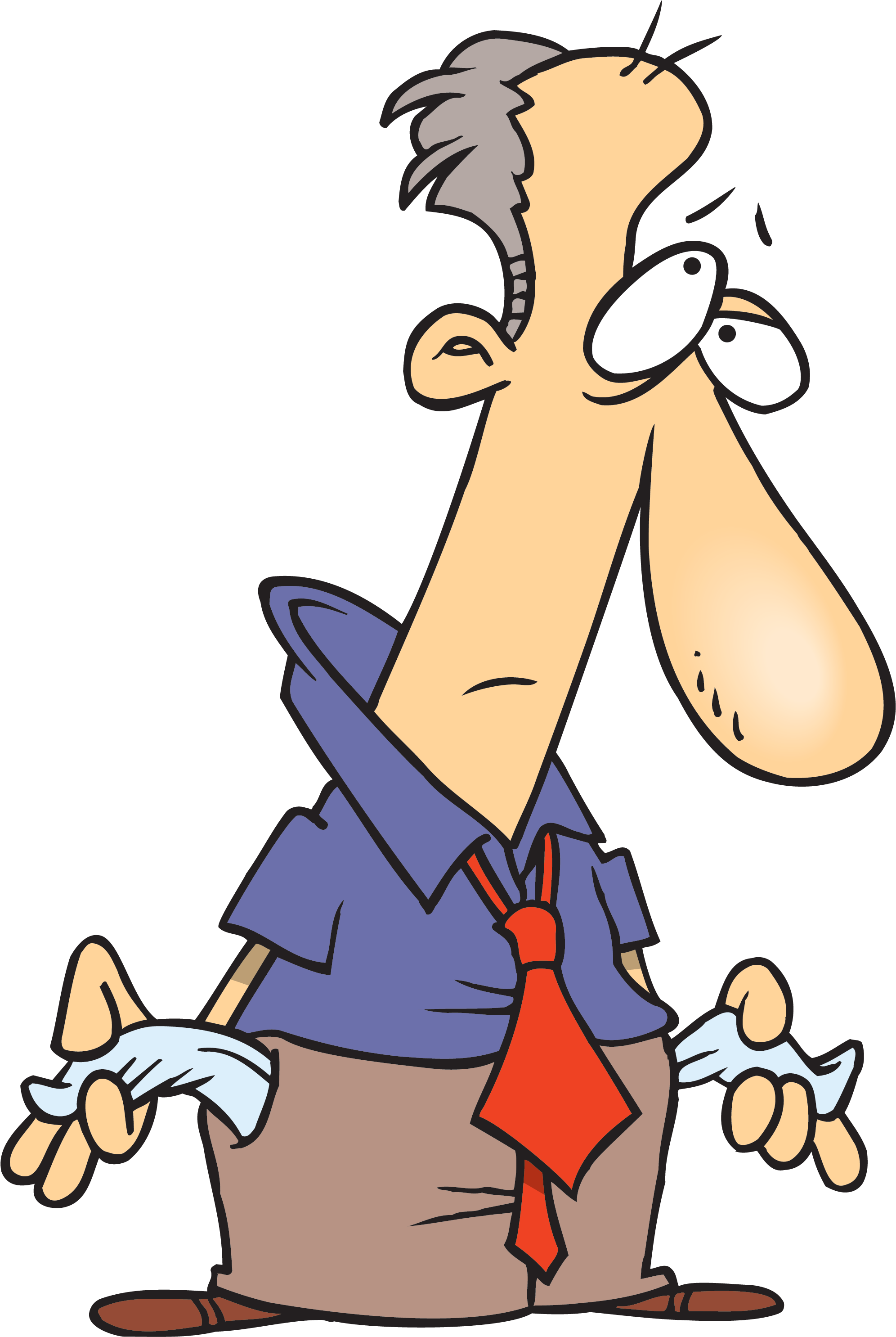 2000 X 2984 4 - Cartoon Person With No Money Clipart (2000x2984), Png Download