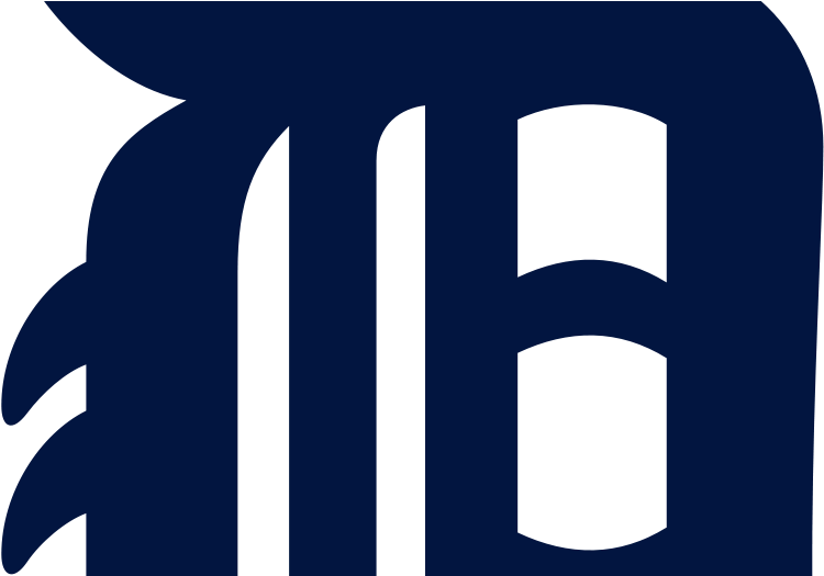 Detroit Tigers D Clipart (1000x524), Png Download