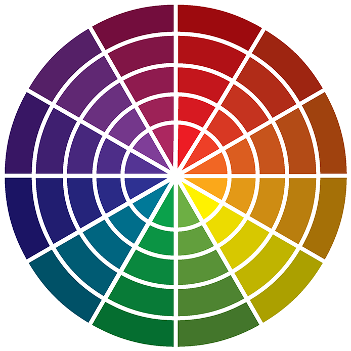 If A Color Is Made Lighter By Adding White, The Result - Warm And Cool Colours Transparent Clipart (750x750), Png Download