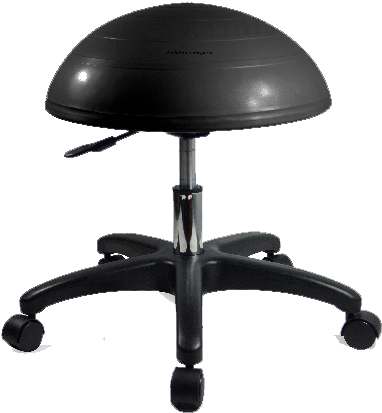 Evolution Hemisphere Active Sitting Stool - Pneumatic Stool Clipart (600x600), Png Download