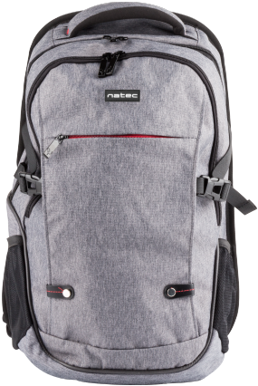 Laptop Backpack Natec Alpaca 15,6" Grey - Plecak Do Laptopa Natec Alpaca Clipart (640x480), Png Download