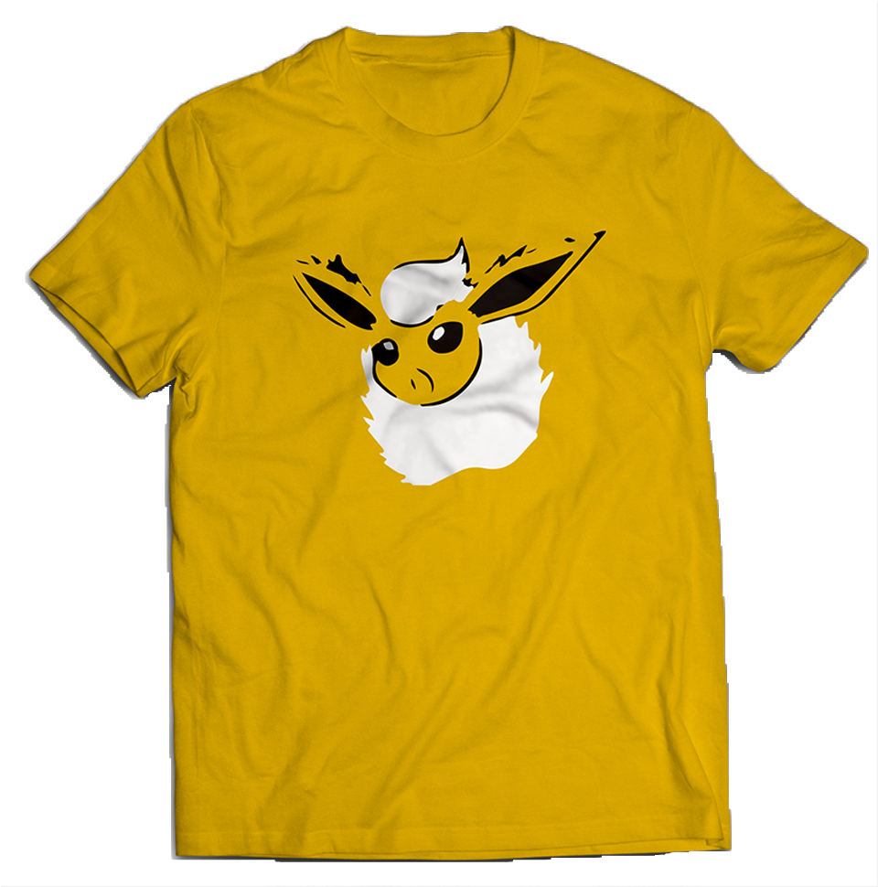 Flareon Pokemon - Active Shirt Clipart (971x971), Png Download