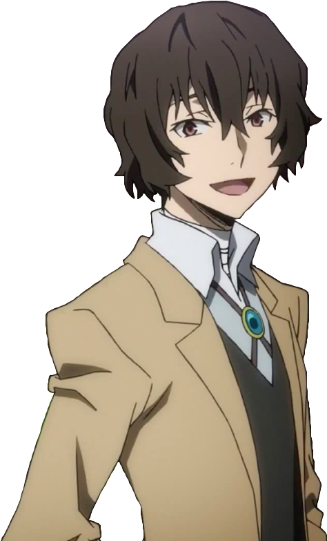 Osamu Dazai Renders // Anime - Dazai Osamu Anime Transparent Clipart (500x1000), Png Download