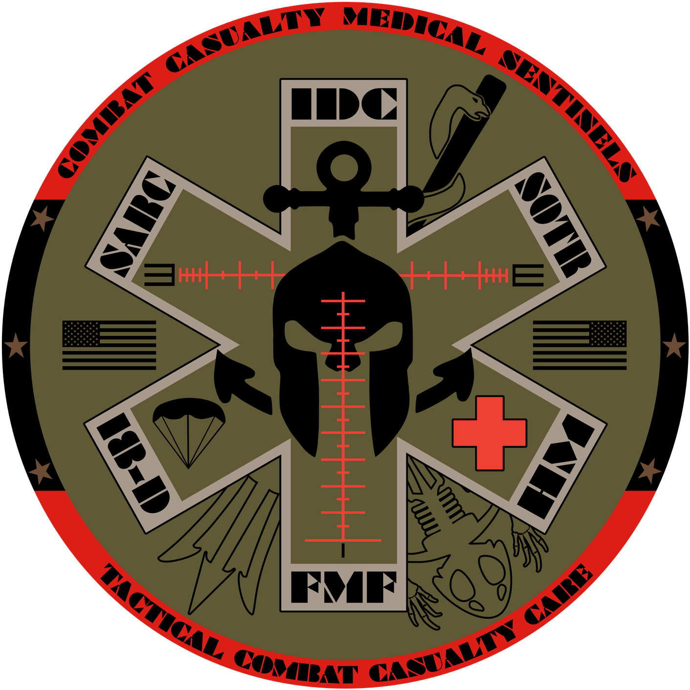 Army Combat Medic Logo - Amphibious Reconnaissance Corpsman Clipart (1532x1532), Png Download