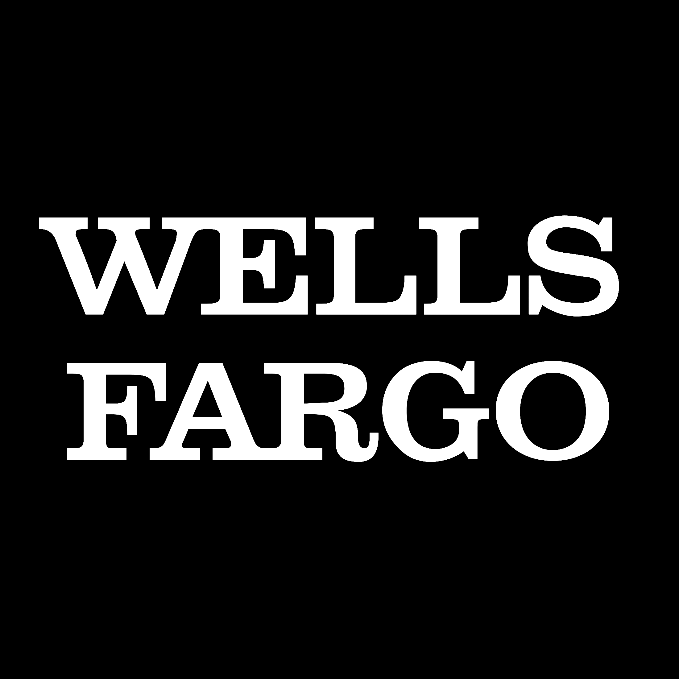 Wells Fargo Logo Vector Free Download - Poster Clipart (2400x2398), Png Download