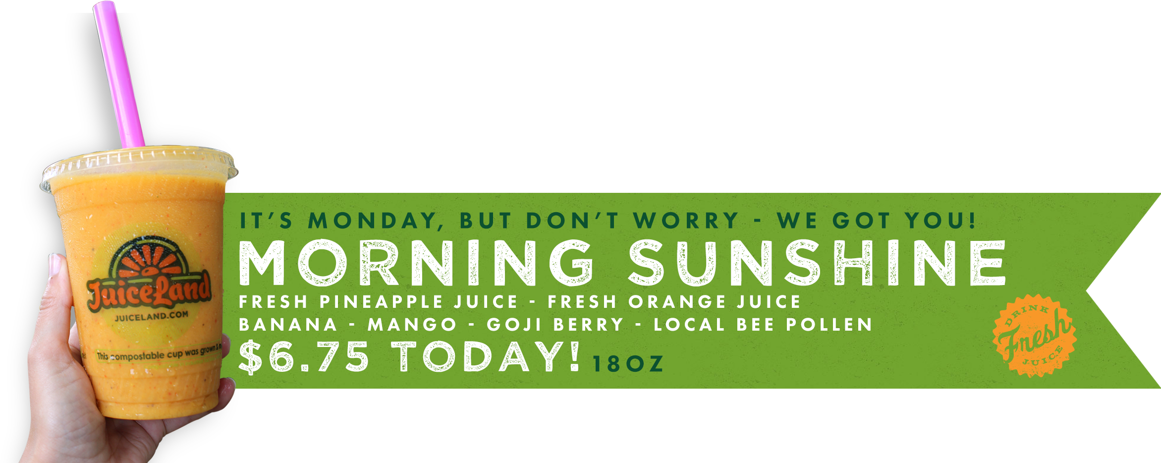 Today's Special - Banner Clipart (2560x940), Png Download