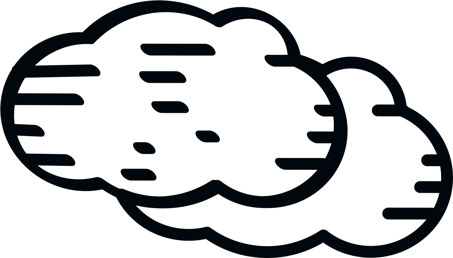 Cloud Vector Outline - Icon Clipart (2400x1773), Png Download