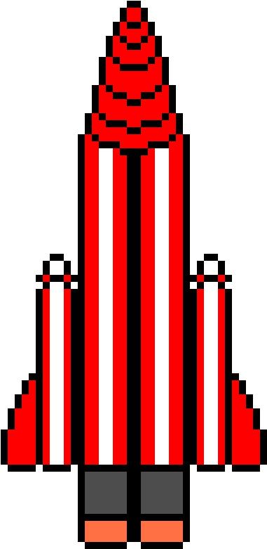 Rocket Ship Clipart (400x780), Png Download