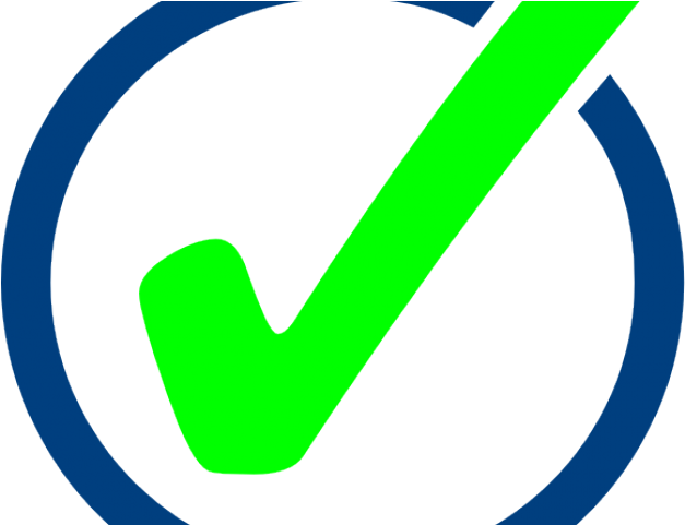 Green Tick Clipart Transparent Background - Png Download (640x480), Png Download