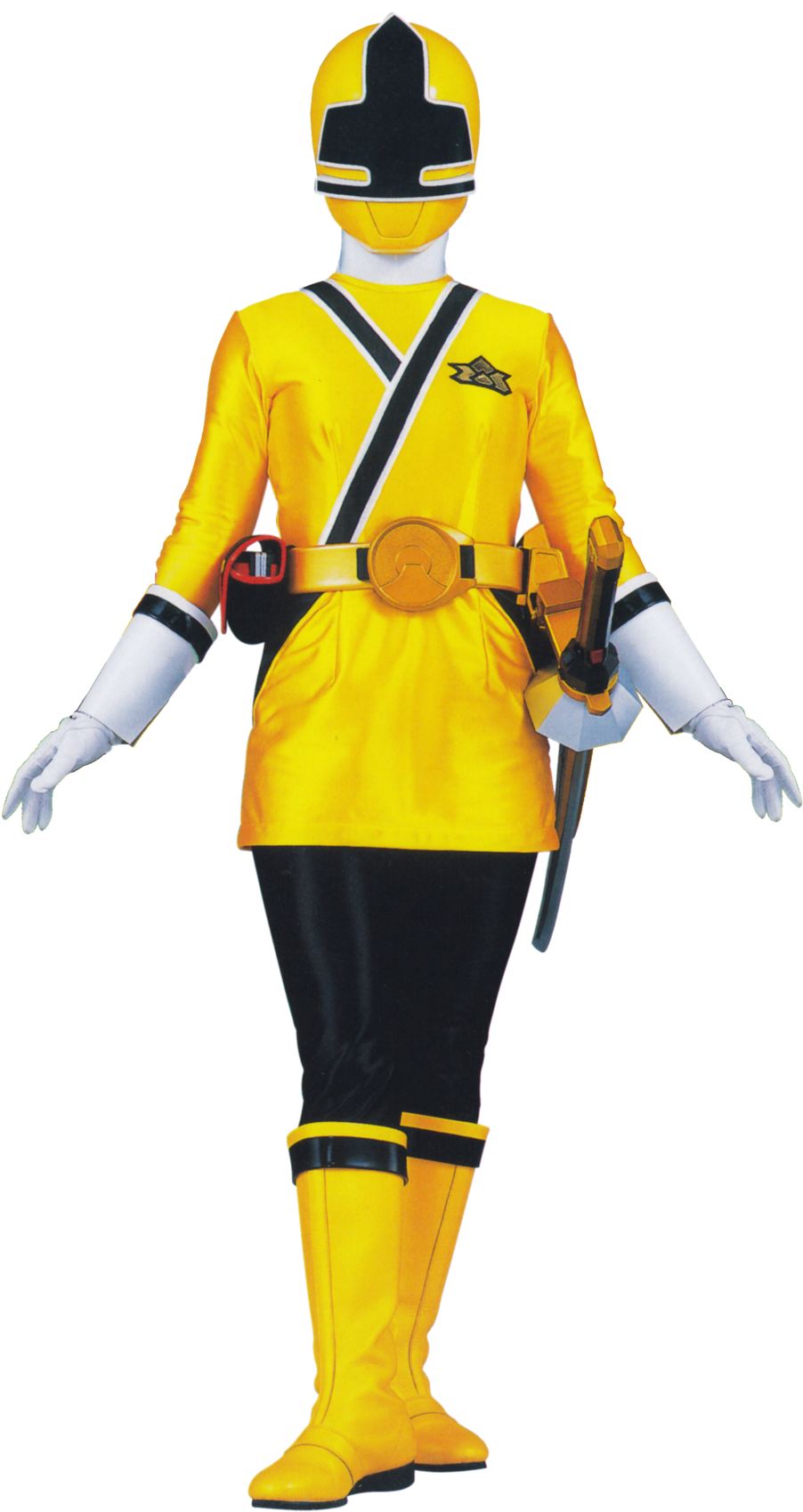 Rangerwiki - Power Rangers Samurai Yellow Ranger Clipart (985x1705), Png Download
