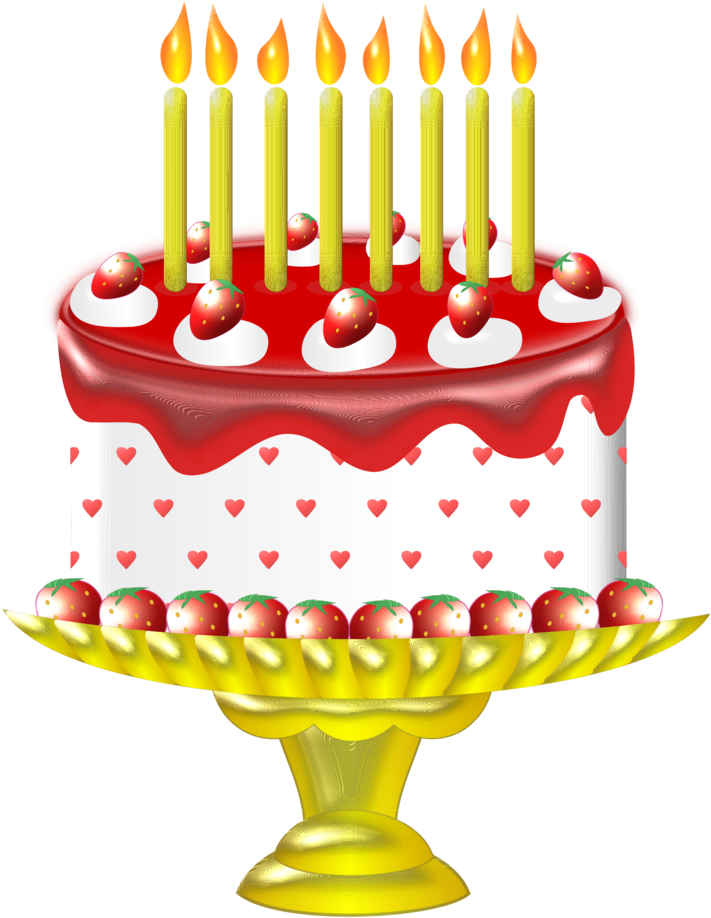 *✿**✿*velitas*✿**✿* - Birthday Cake Clipart (860x930), Png Download