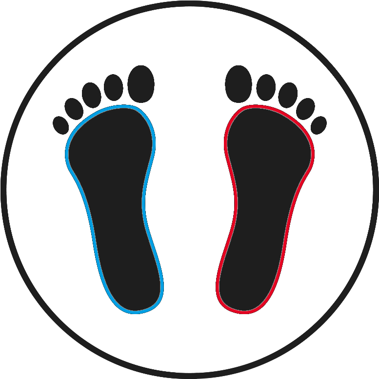 Foot Clipart Insole - Baby Foot Prints Svg - Png Download (777x777), Png Download