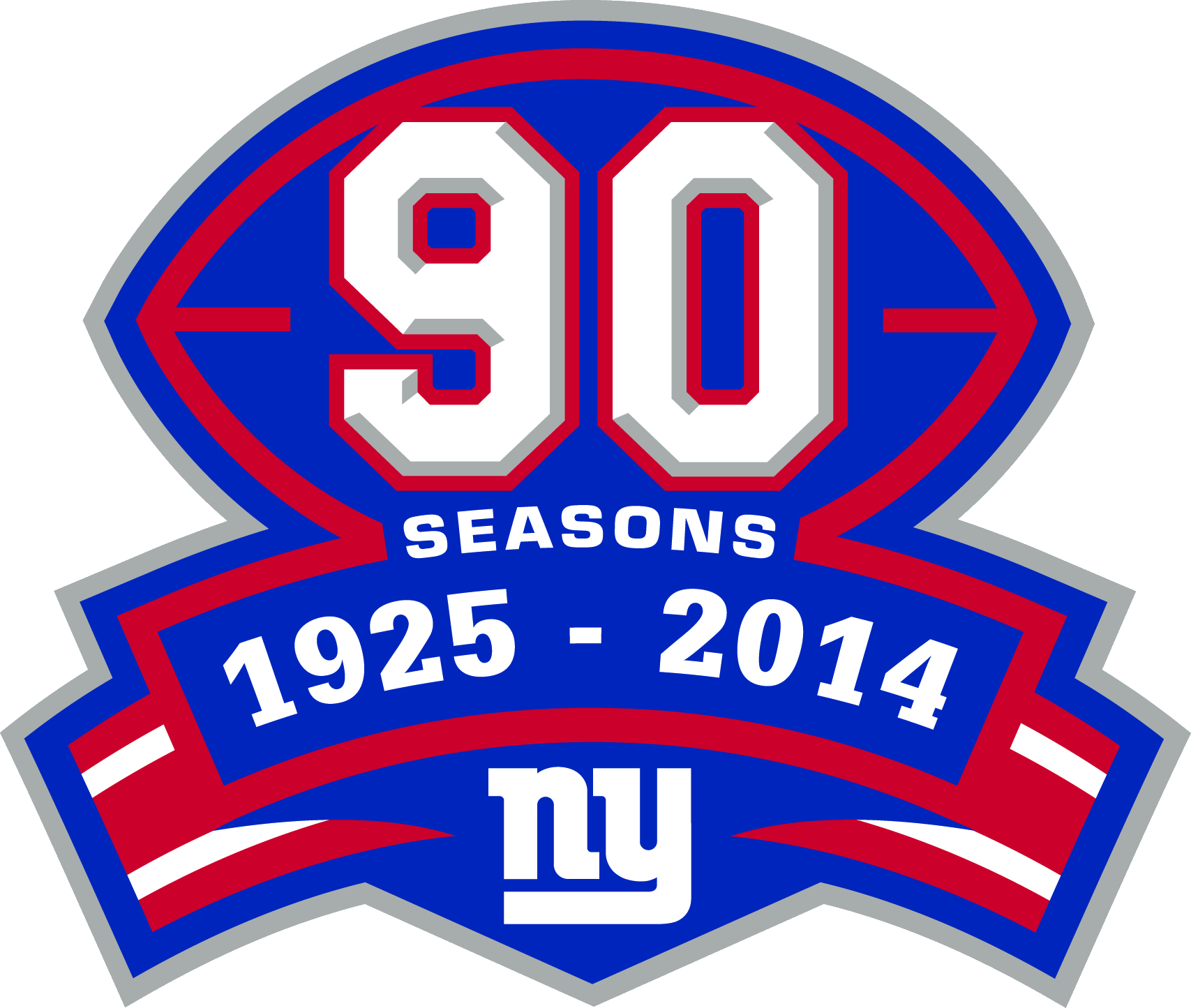 Logo New York Giants 2014 - Logos And Uniforms Of The New York Giants Clipart (1707x1445), Png Download