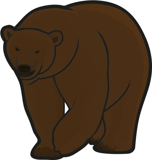 Bear - Grizzly Bear Clipart (1085x651), Png Download