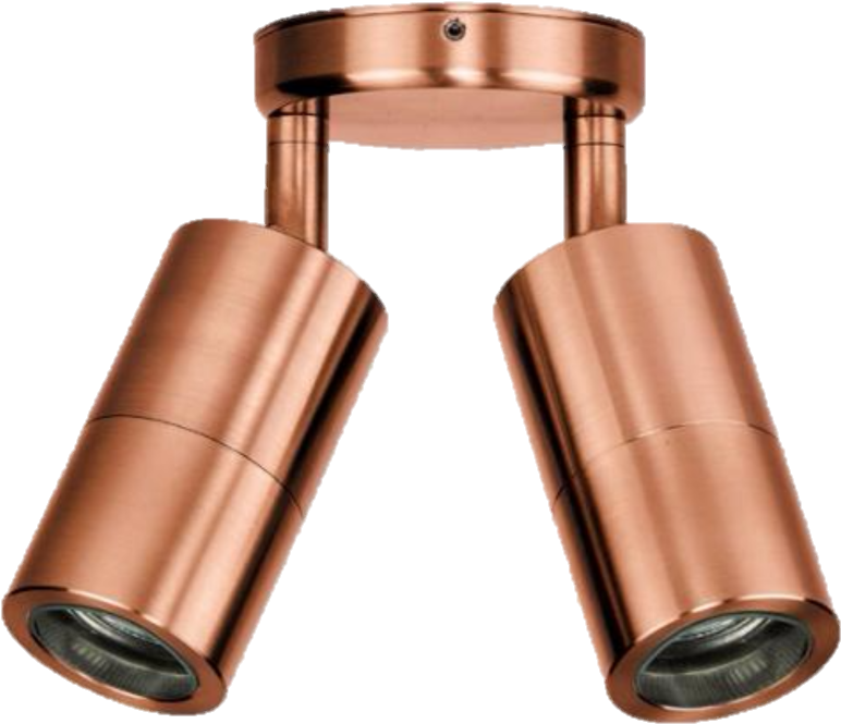 Double Adjustable Spot Light 2x6w - Landscape Lighting Clipart (801x705), Png Download