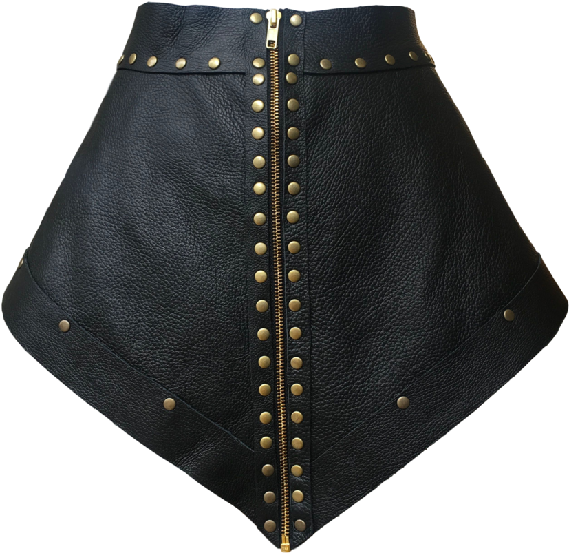 V Skirt Back Clipped Rev 1 - Miniskirt - Png Download (1000x1333), Png Download