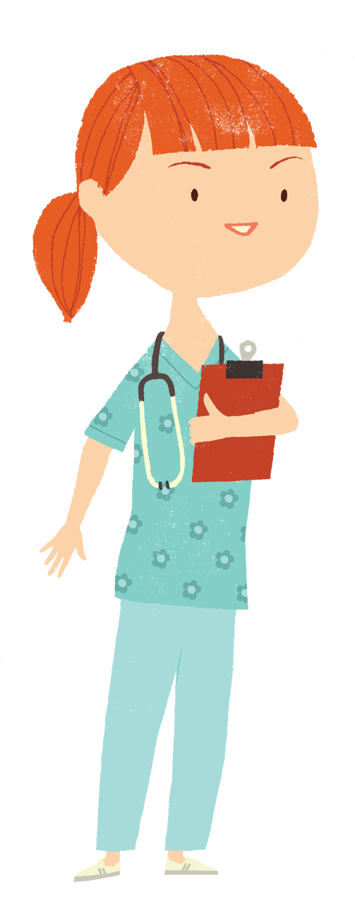 Nurse Clipart Png - Midwife Clipart Transparent Png (502x1328), Png Download