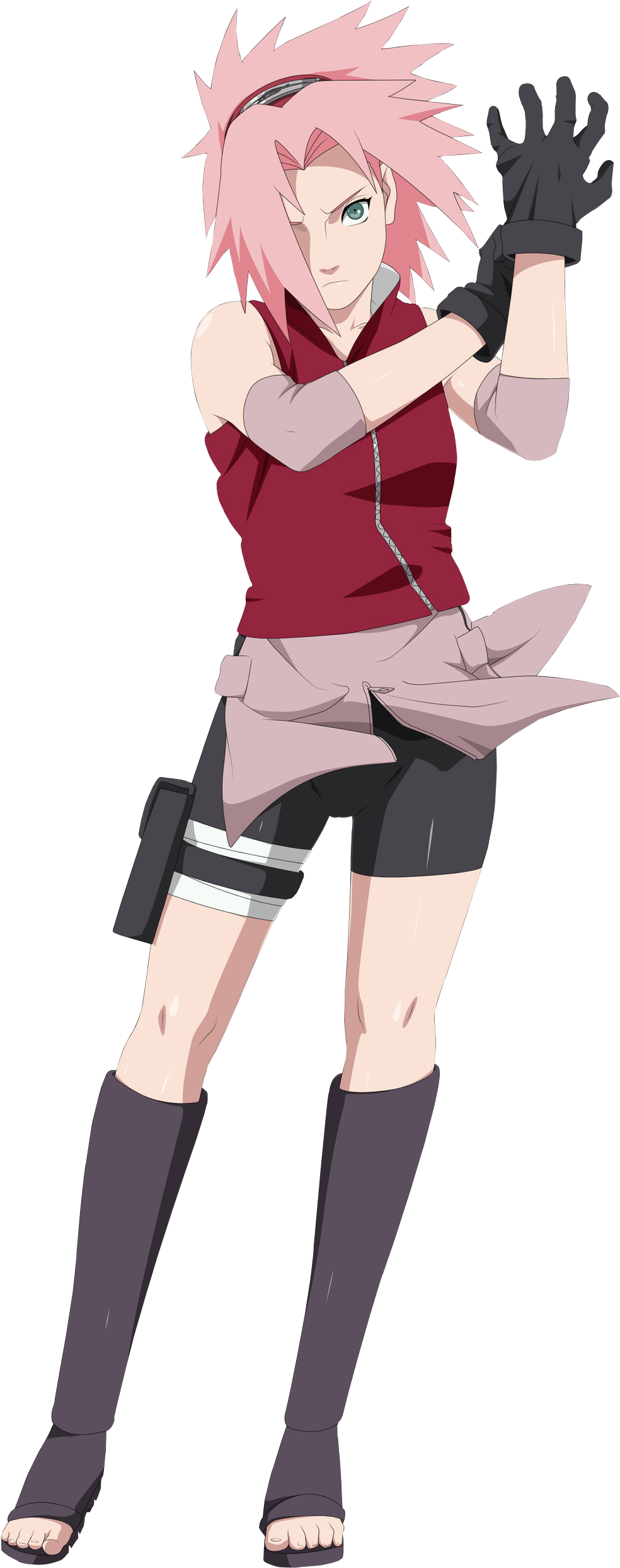 Naruto Sakura Png Clipart (984x2488), Png Download
