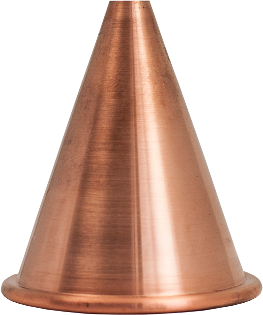Beaded Cone - Aluminum Sheet Metal Cones Clipart (600x800), Png Download