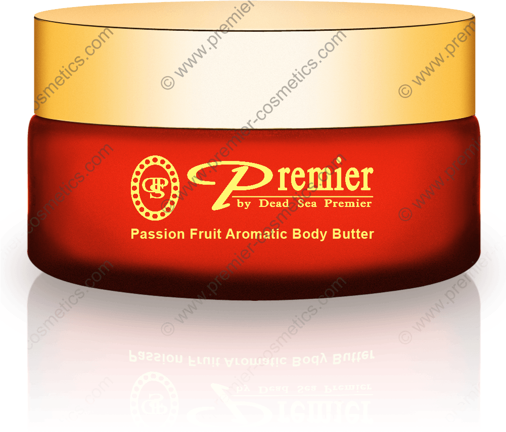 Premier Dead Sea Aromatic Body Butter Passion Fruit - Premier Dead Sea Clipart (1000x1000), Png Download