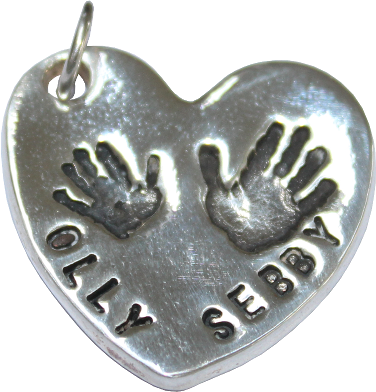 Double Hand Print Clipart (1100x904), Png Download