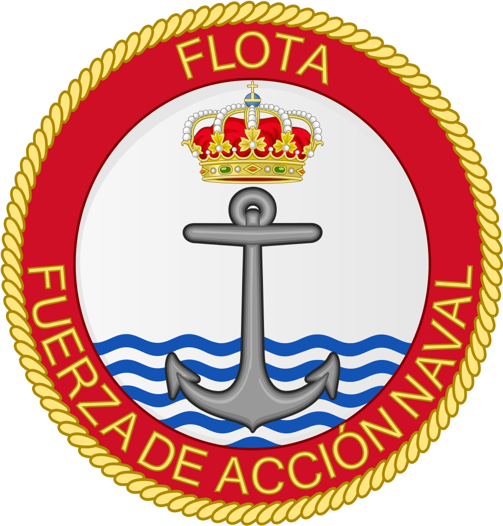 Emblem Of The Spanish Navy Naval Action Force - Navy Clipart (1003x1058), Png Download