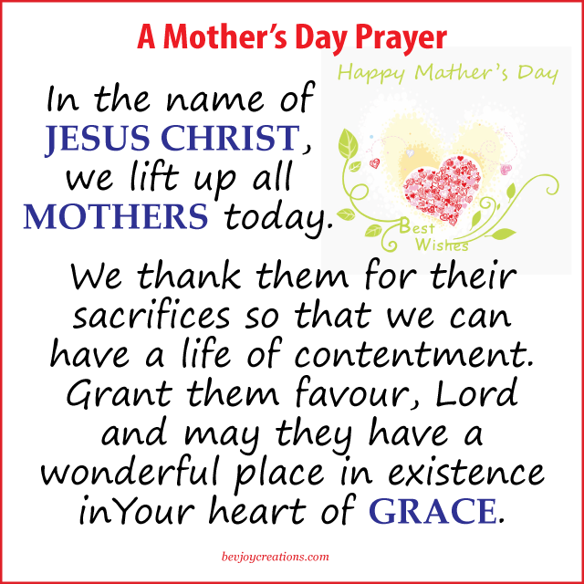 A Prayer For Mothers - Prayer For Mothers Day Clipart (640x640), Png Download