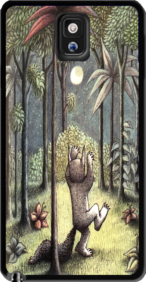 Where The Wild Things Are Samsung Galaxy S3 S4 S5 Note - Smartphone Clipart (956x1000), Png Download