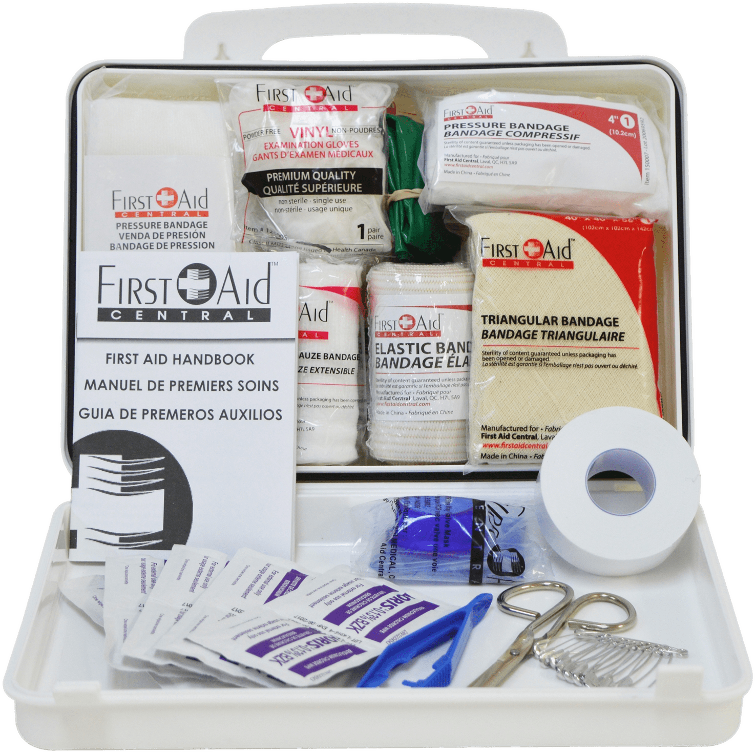 Full First Aid Kit Transparent Png - First Aid Kit Png Clipart (1583x1600), Png Download