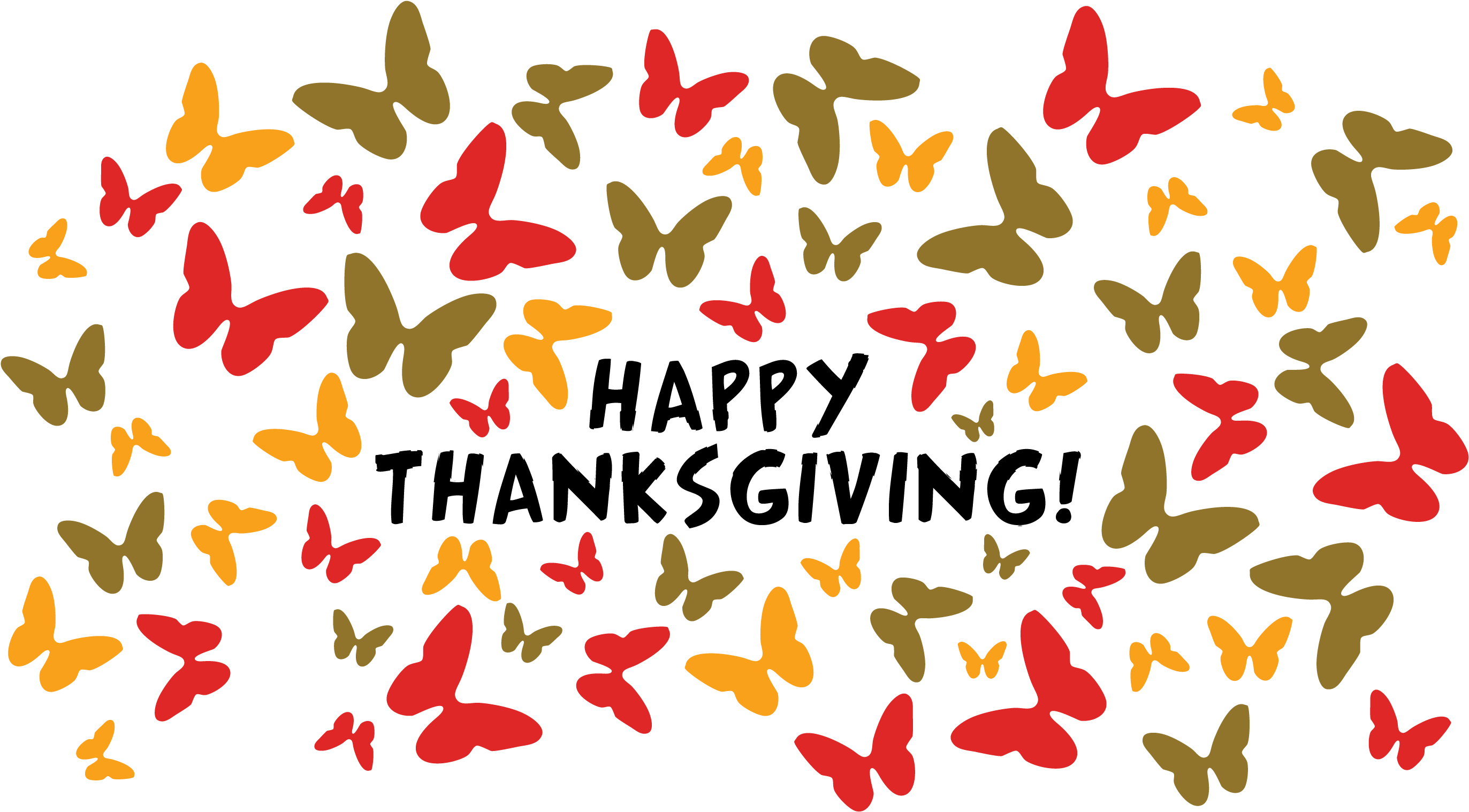 Happy Thanksgiving Clipart (2775x1545), Png Download
