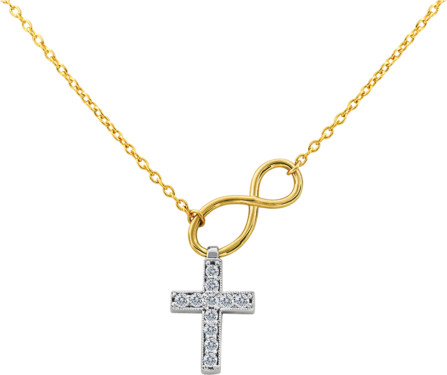 Believer's Cross - Necklace Clipart (1116x910), Png Download