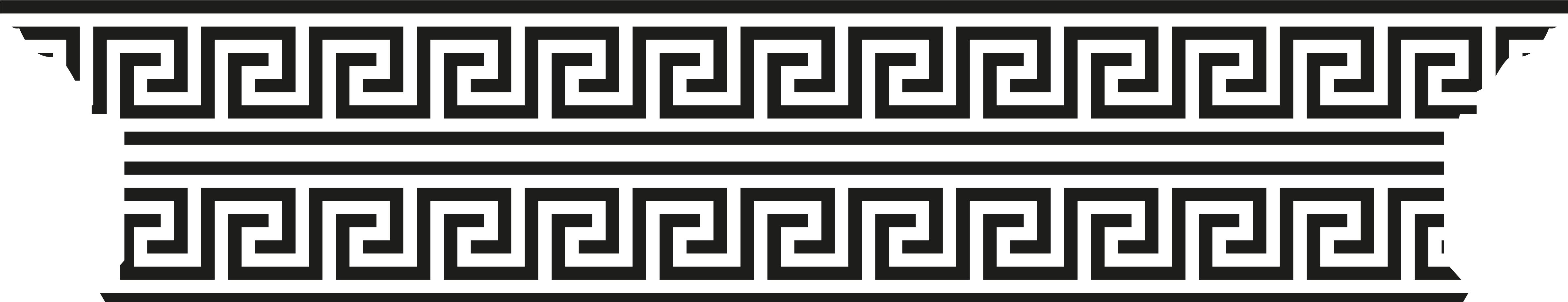 Greek Pattern Png - Ancient Greek Pattern Png Clipart (5166x2108), Png Download