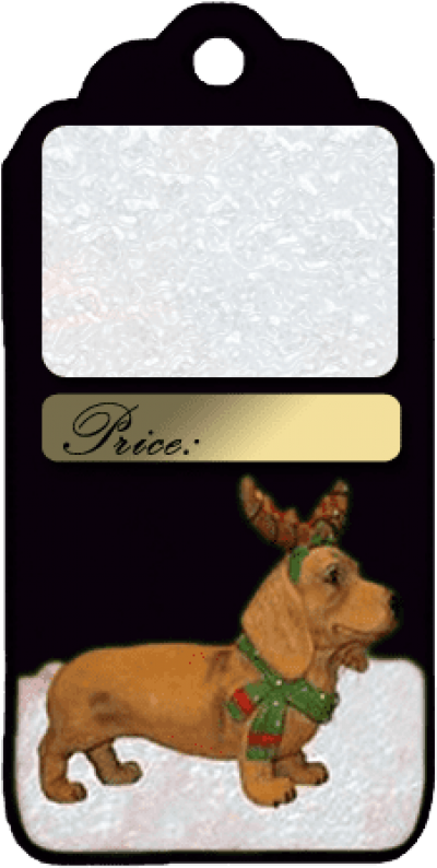 Free Png Best Stock Photos Christmas Dog Frame Black - Dachshund Clipart (480x808), Png Download