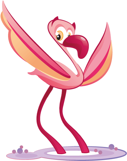 Pink Flamingo - Immagini Fenicotteri Rosa Disegni Clipart (700x700), Png Download