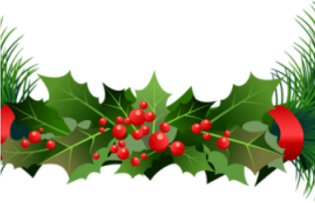 Christmas Garland Clipart - Free Christmas Garland Clipart - Png Download (640x480), Png Download