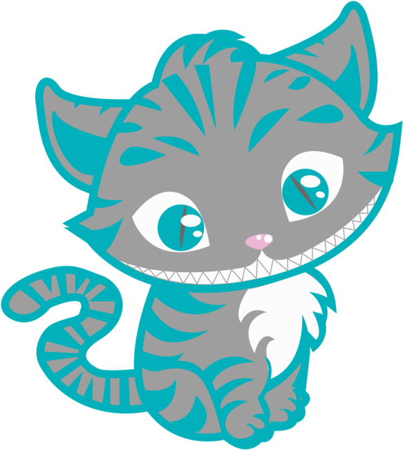 Cute Cheshire Cat Drawing Clipart (600x800), Png Download
