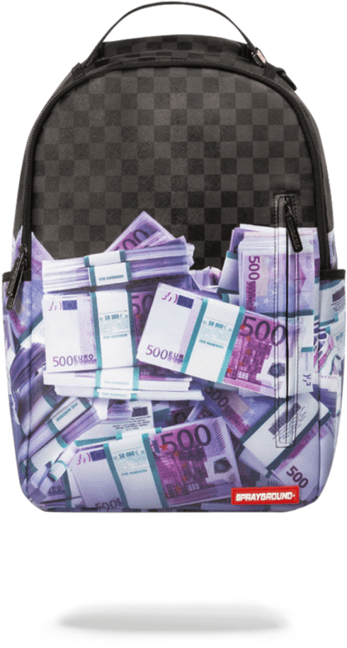 500 Euros Banned Sprayground Clipart (802x1023), Png Download